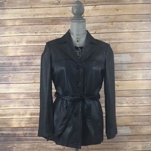 Outbrook Faux Leather Jacket